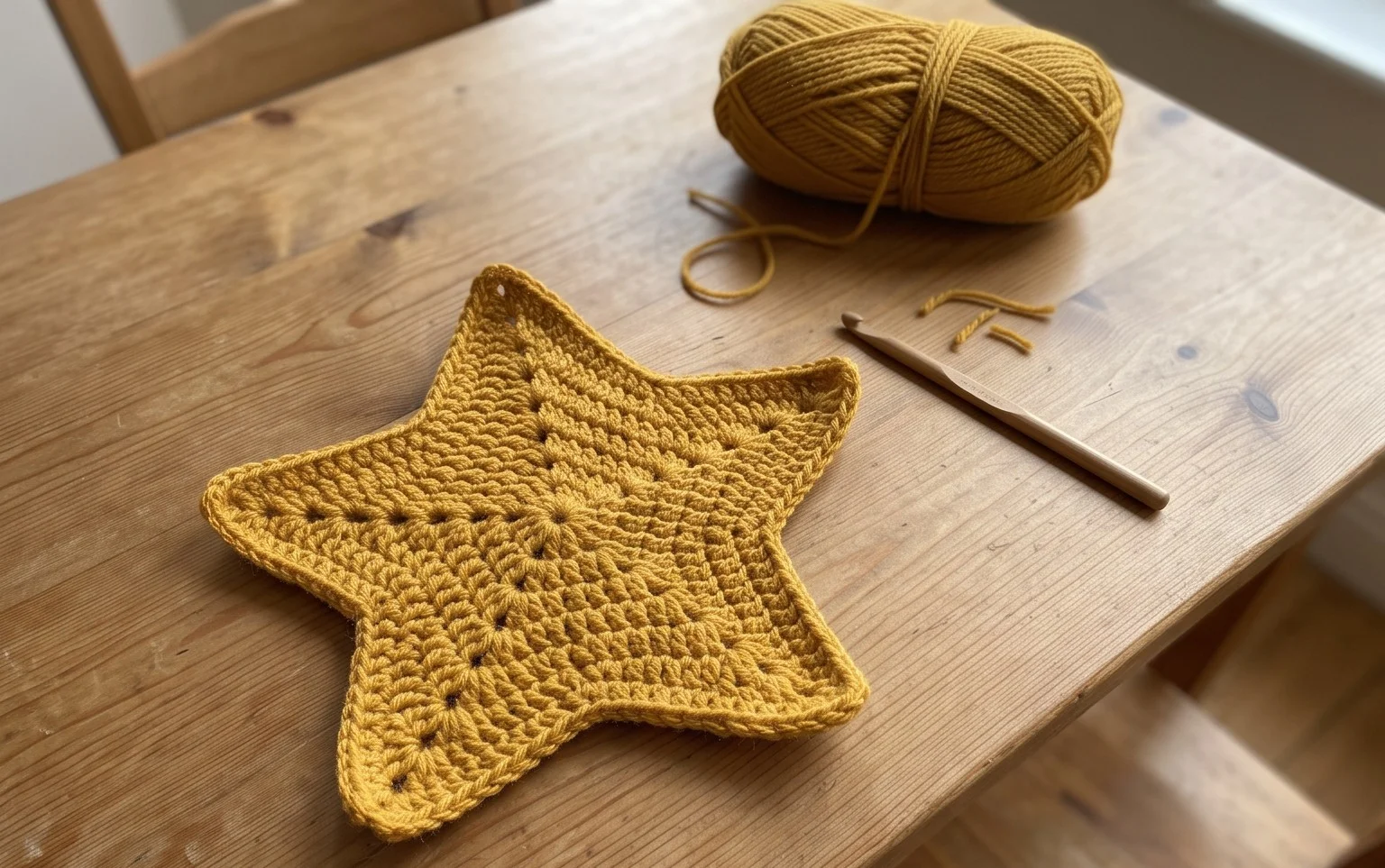 Easy Crochet Star Pattern: Free Beginner Step-by-Step