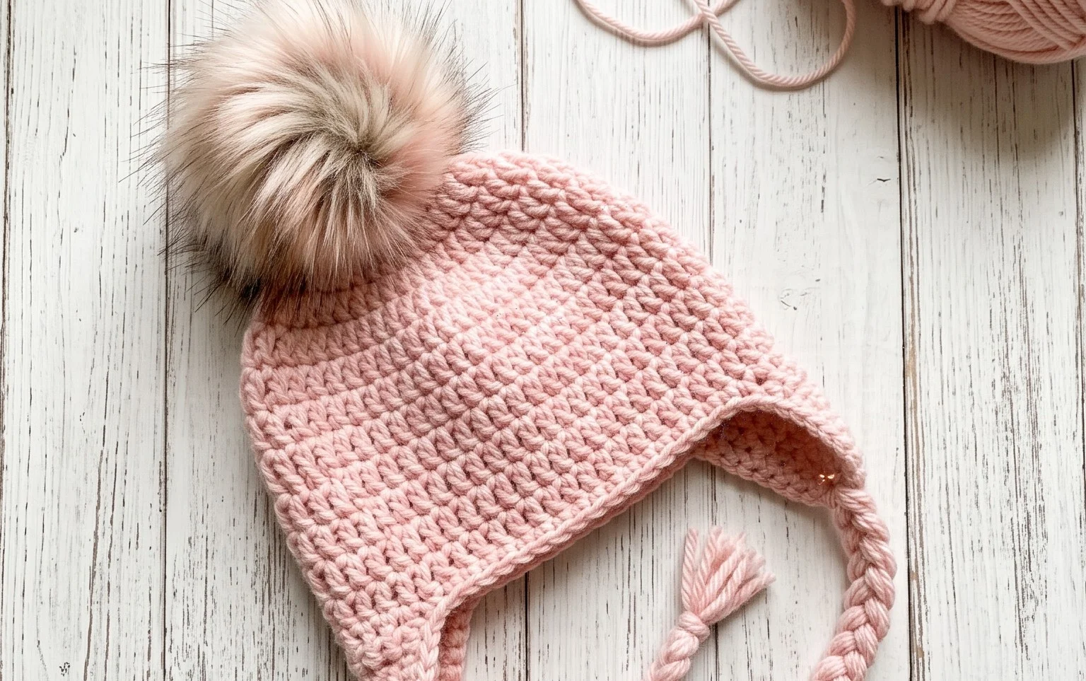 Free Easy Baby Earflap Hat Crochet Pattern Step-by-Step